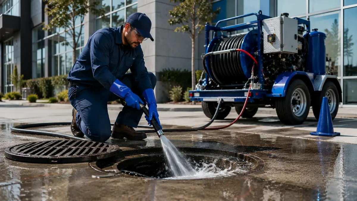 Commercial Hydro Jet Drain Cleaning in Caliente