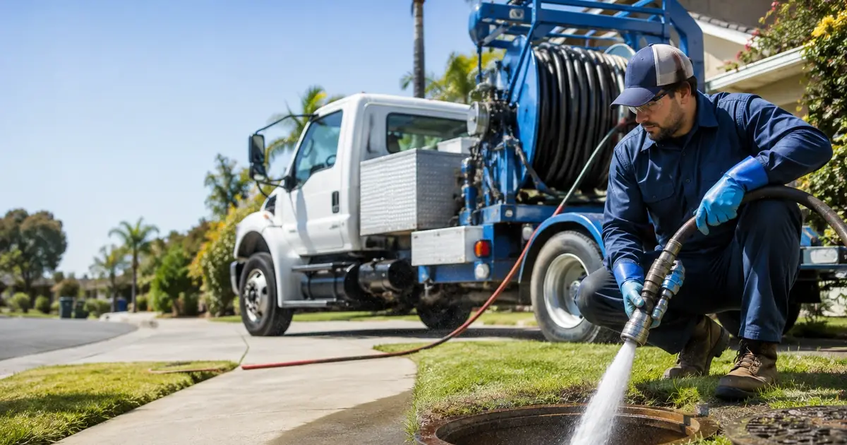 Hydro jet sewer cleaning Caliente